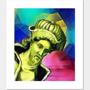 Dionysius of Halicarnassus Colourful Portrait | Dionysius of Halicarnassus Artwork 7 Posters and Art